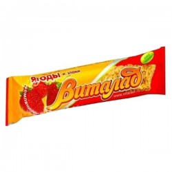 Батончик 40 г Виталад протеиновый земляничный в молочной глазури