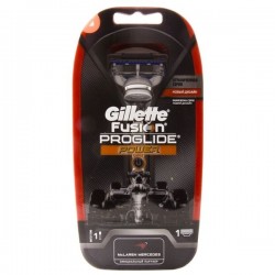 Станок для бритья Gillette Фьюжн пауэр проглайд сильвер + 1 сменная кассета