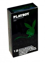 Презервативы Playboy 3 в 1 12 шт.