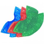 Бахилы полиэтиленовые, 50 шт пара разноцветные