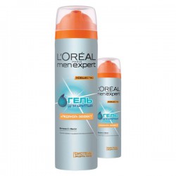 Гель для бритья L'Oreal мен эксперт ледяной эффект 200 мл