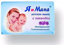 Мыло детское 100 г Я и мама с лавандой