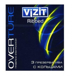 Презервативы Vizit плей с кольцами 3 шт.