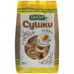 Сушки 300 г Диадар на сорбите