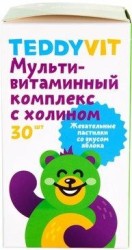 Мультивитаминный комплекc TeddyVit 30 шт. паст. жев.